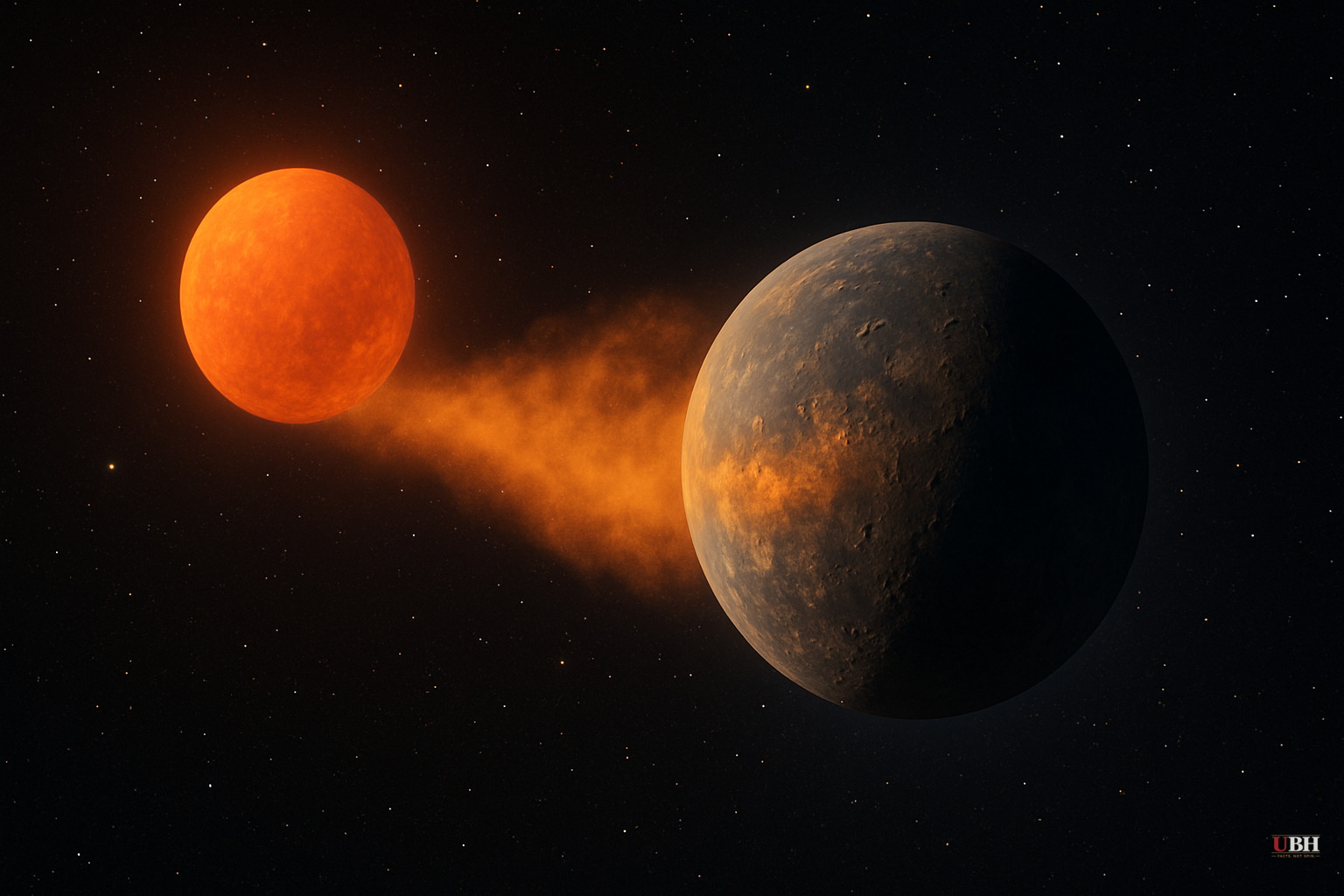 Astronomers Detect Helium Escaping a Rocky Exoplanet 50 Light-Years Away