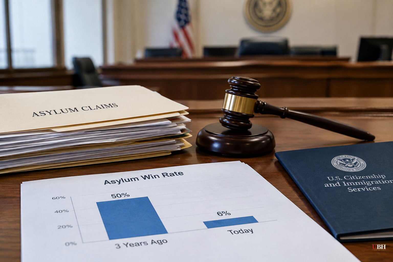 Asylum Win Rates Crash From 50% to 6% as Trump Administration Tightens Rules and Denies Over 440,000 Claims