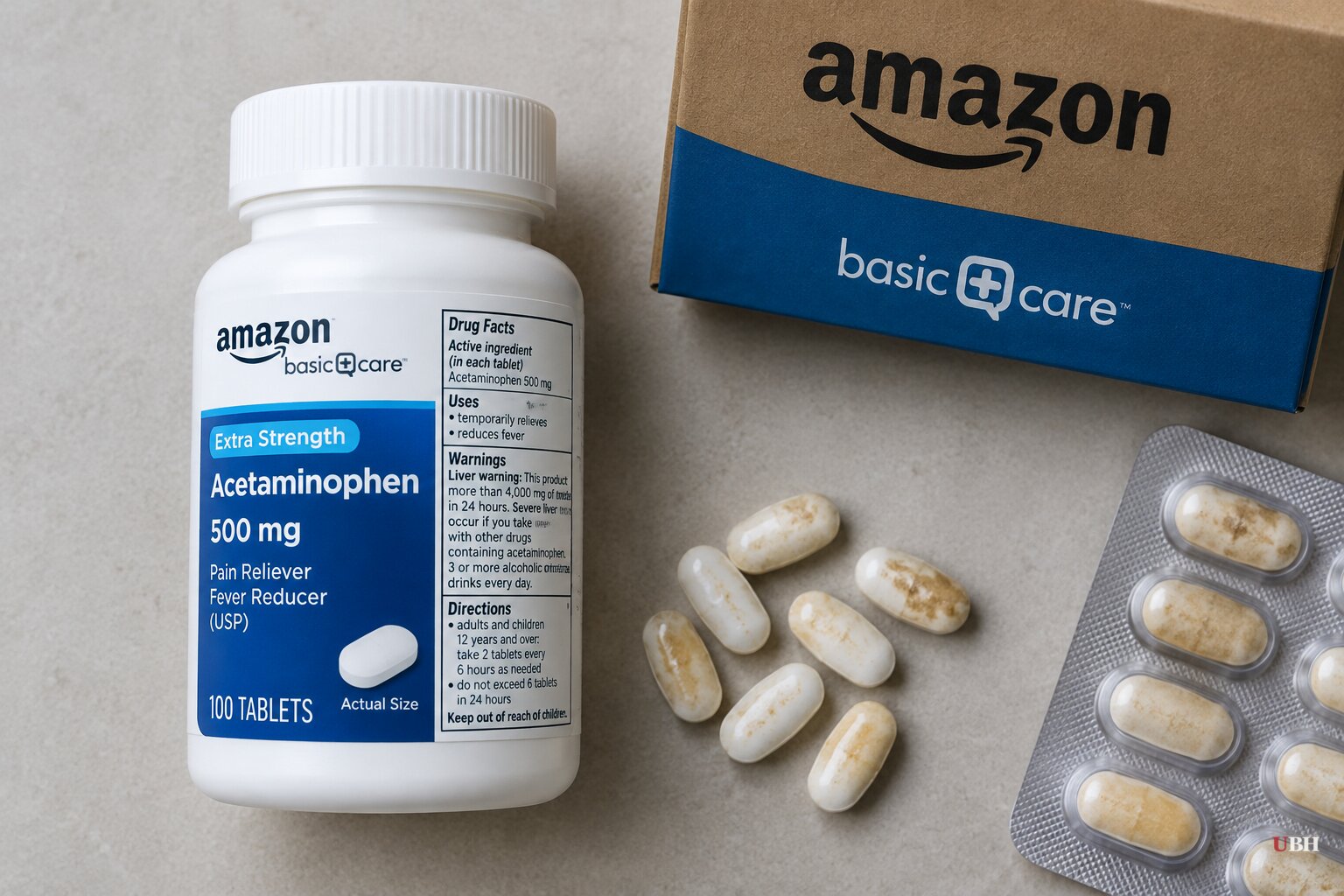 Aurobindo Recalls 112,932 Bottles of Amazon-Brand Acetaminophen Over Discolored Tablets