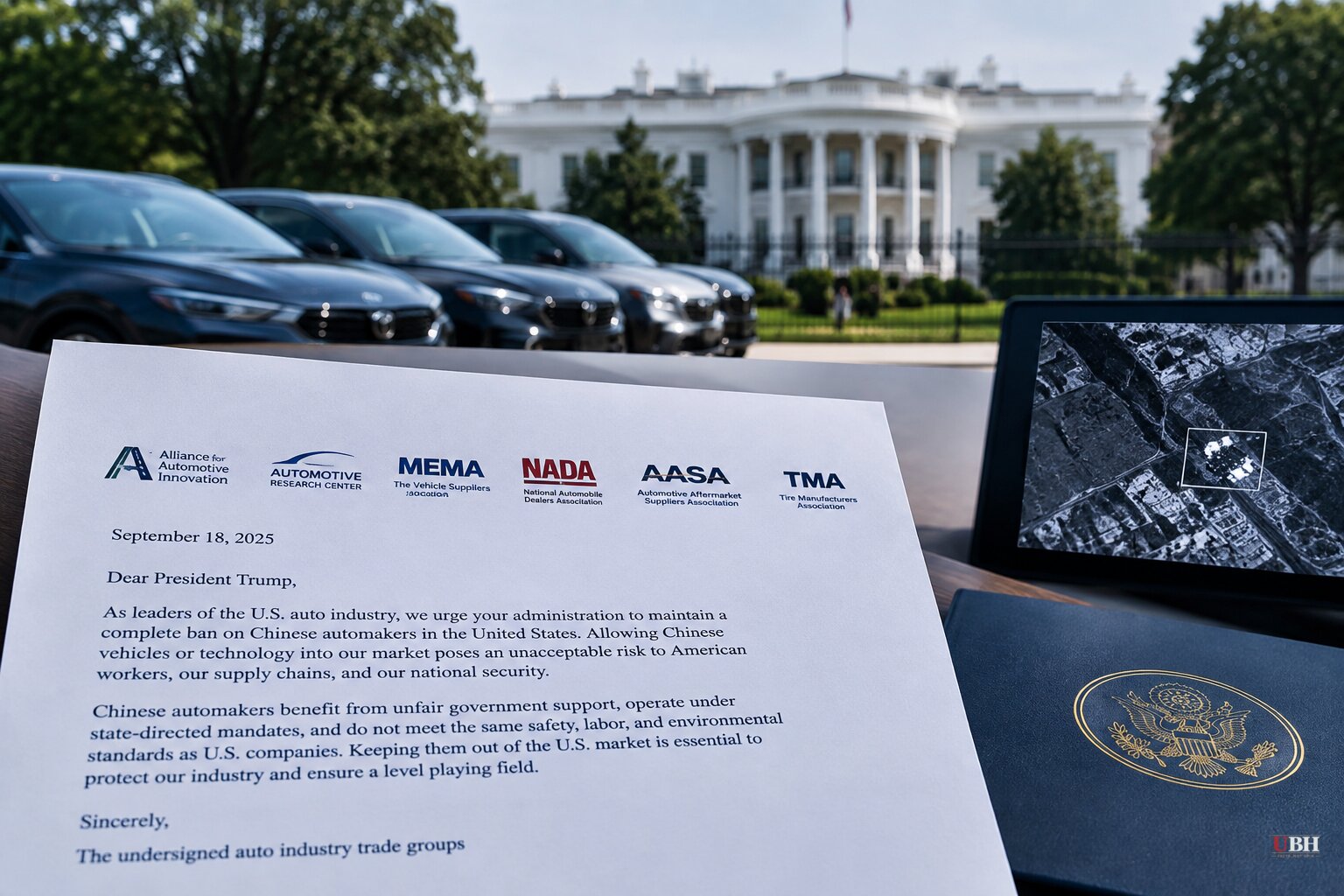 Auto Industry and Senate Democrat Both Press Trump on China Ahead of Xi's Sept. 24 White House Visit