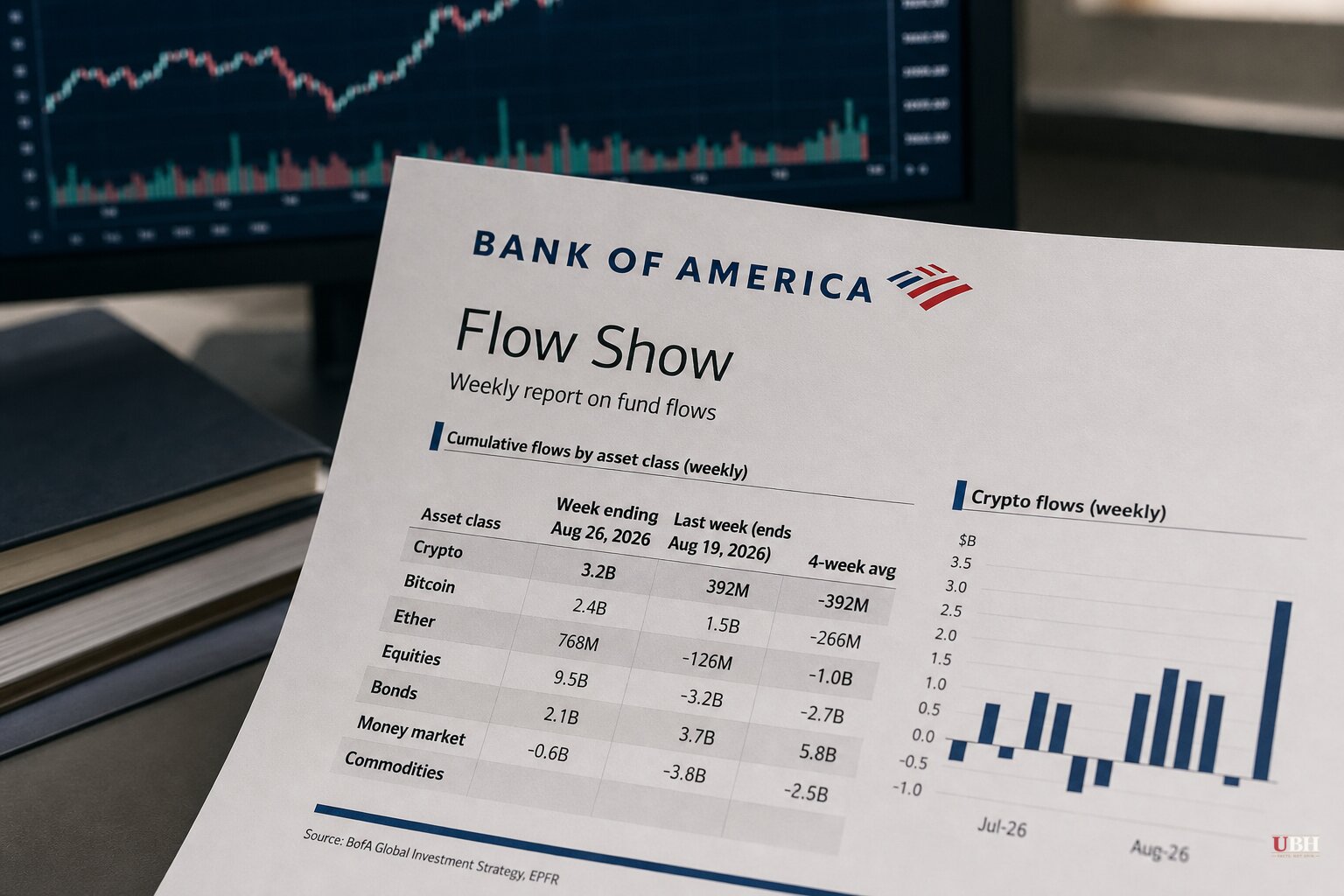 Bank of America Data Shows $3.2 Billion Slammed Into Crypto Funds in One Week, Biggest Haul Since October 2025