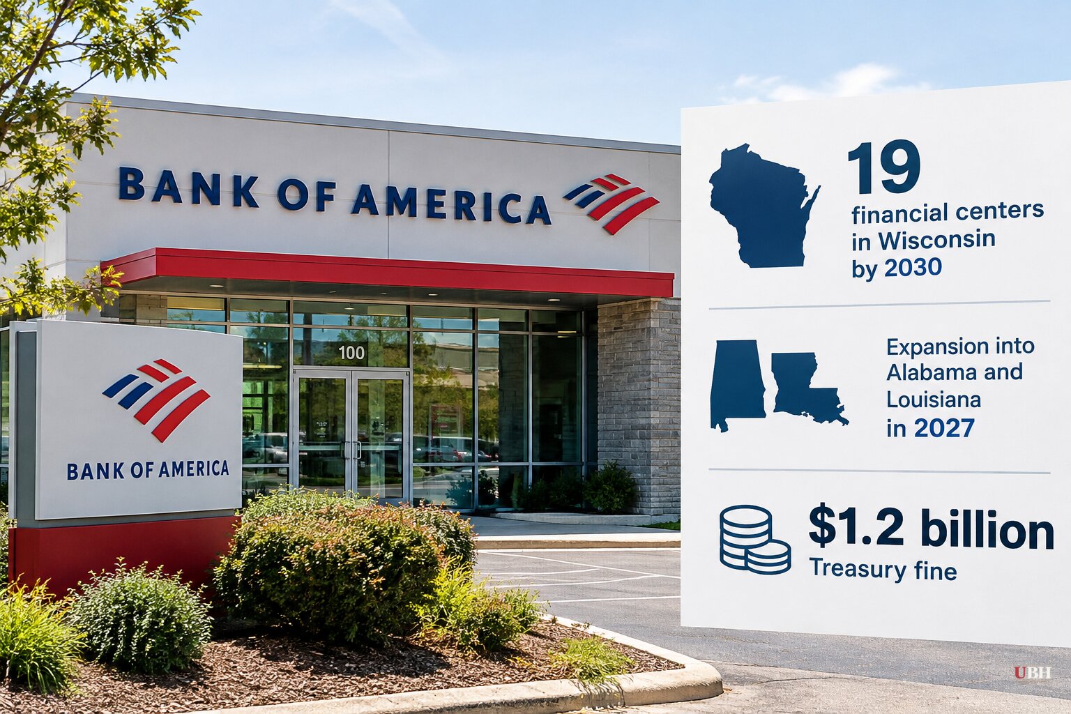 Bank of America Plans 19 Wisconsin Financial Centers by 2030 as It Works Through $1.2 Billion Treasury Fine