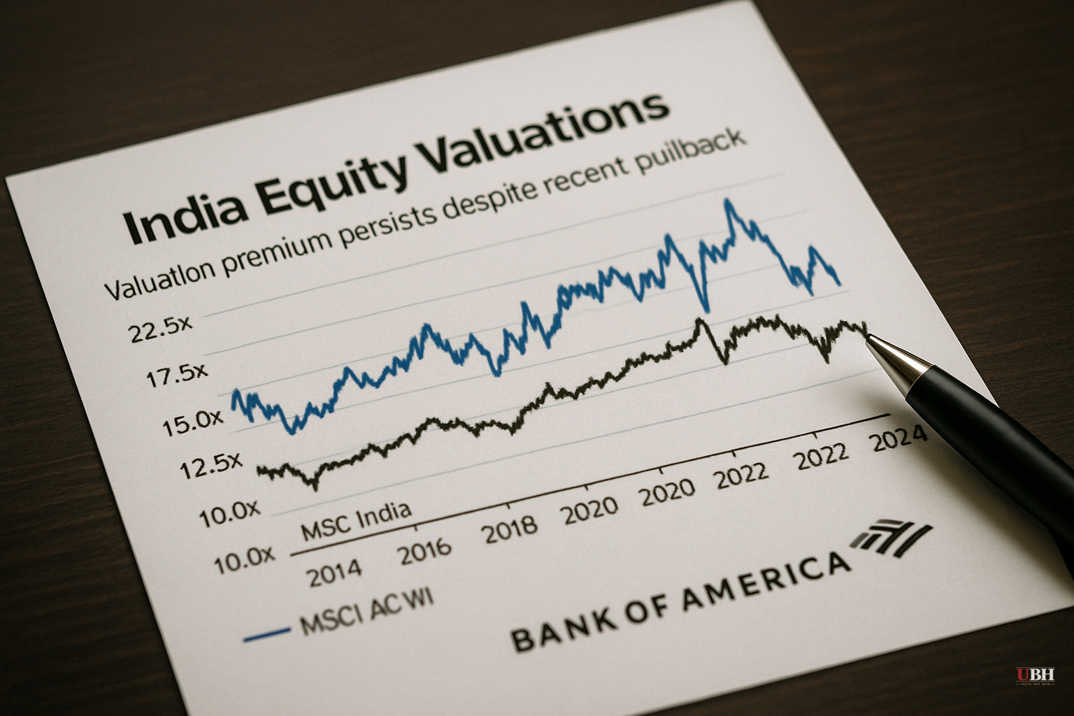 Bank of America Says Indian Markets Are Still Not Cheap, Even After Foreign Outflows and Valuation Pullback