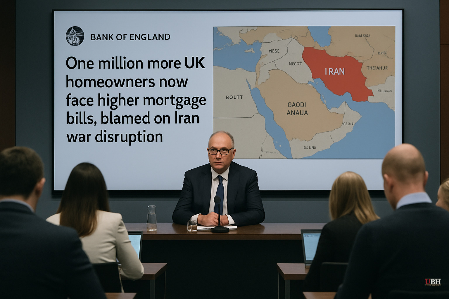 Bank of England: One Million More UK Homeowners Now Face Higher Mortgage Bills, Blamed on Iran War Disruption