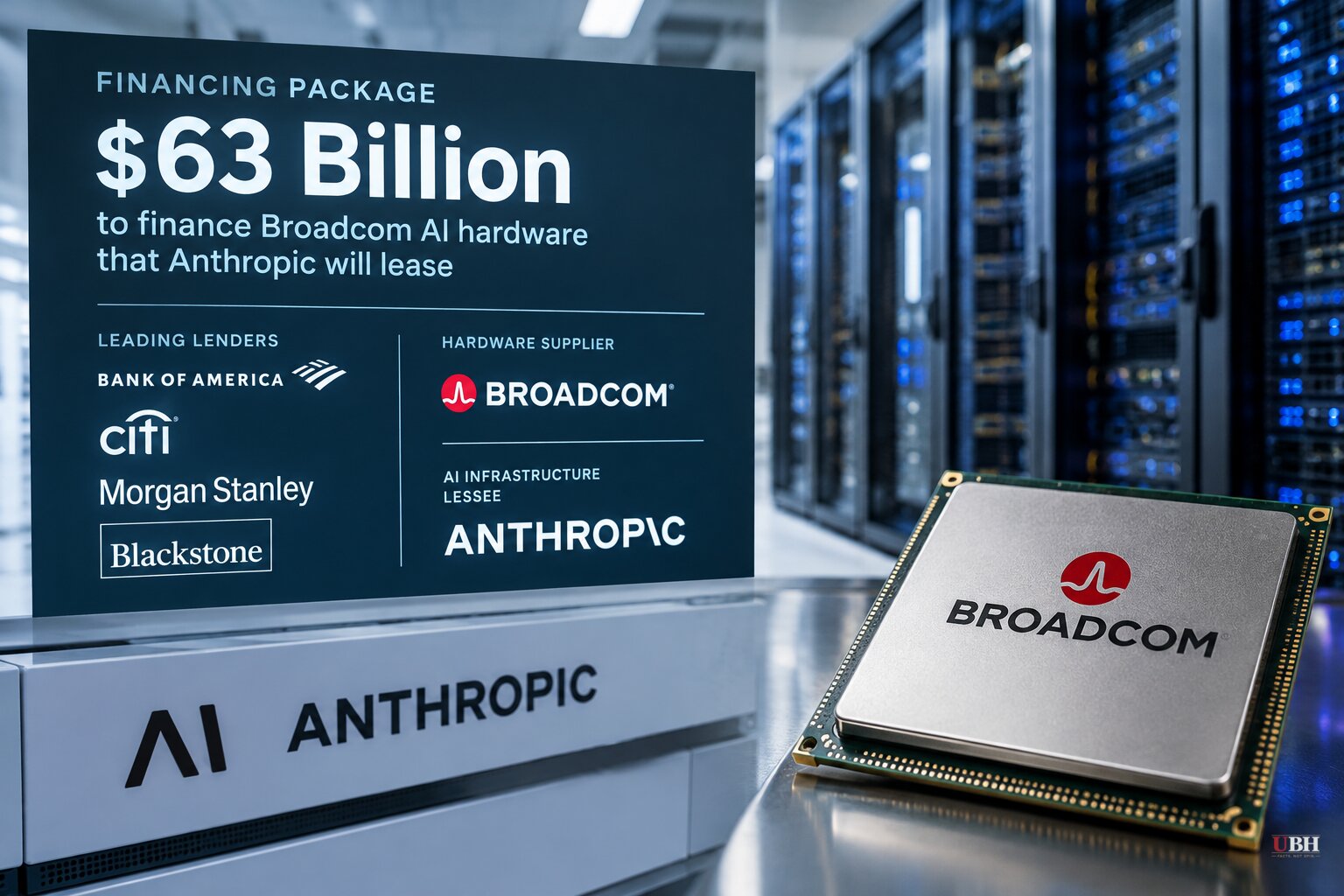 Banks and Blackstone Line Up $63 Billion to Finance Broadcom Chips Leased to Anthropic