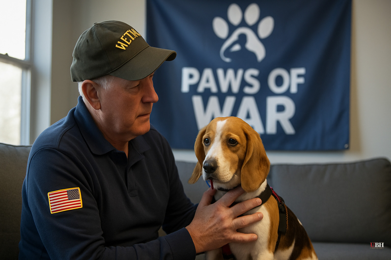 Beagles Rescued from Ridglan Farms Are Being Paired with Veterans Through Paws of War