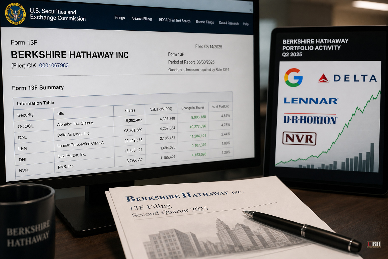 Berkshire Hathaway's 13F Shows Abel Doubled Down on Alphabet, Delta and Homebuilders