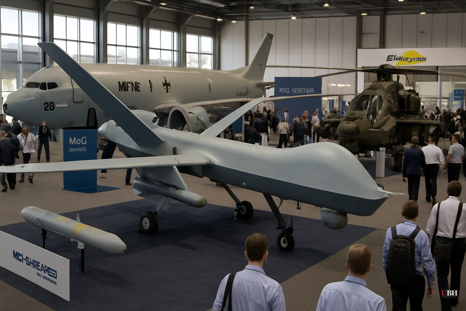 Berlin Air Show Day Four: Germany Commits to P-8 and MQ-9B Sub-Hunting Team, Italy Eyes 48 AW249 Attack Helicopters, Elbit Locks In German Loitering Munition Partner