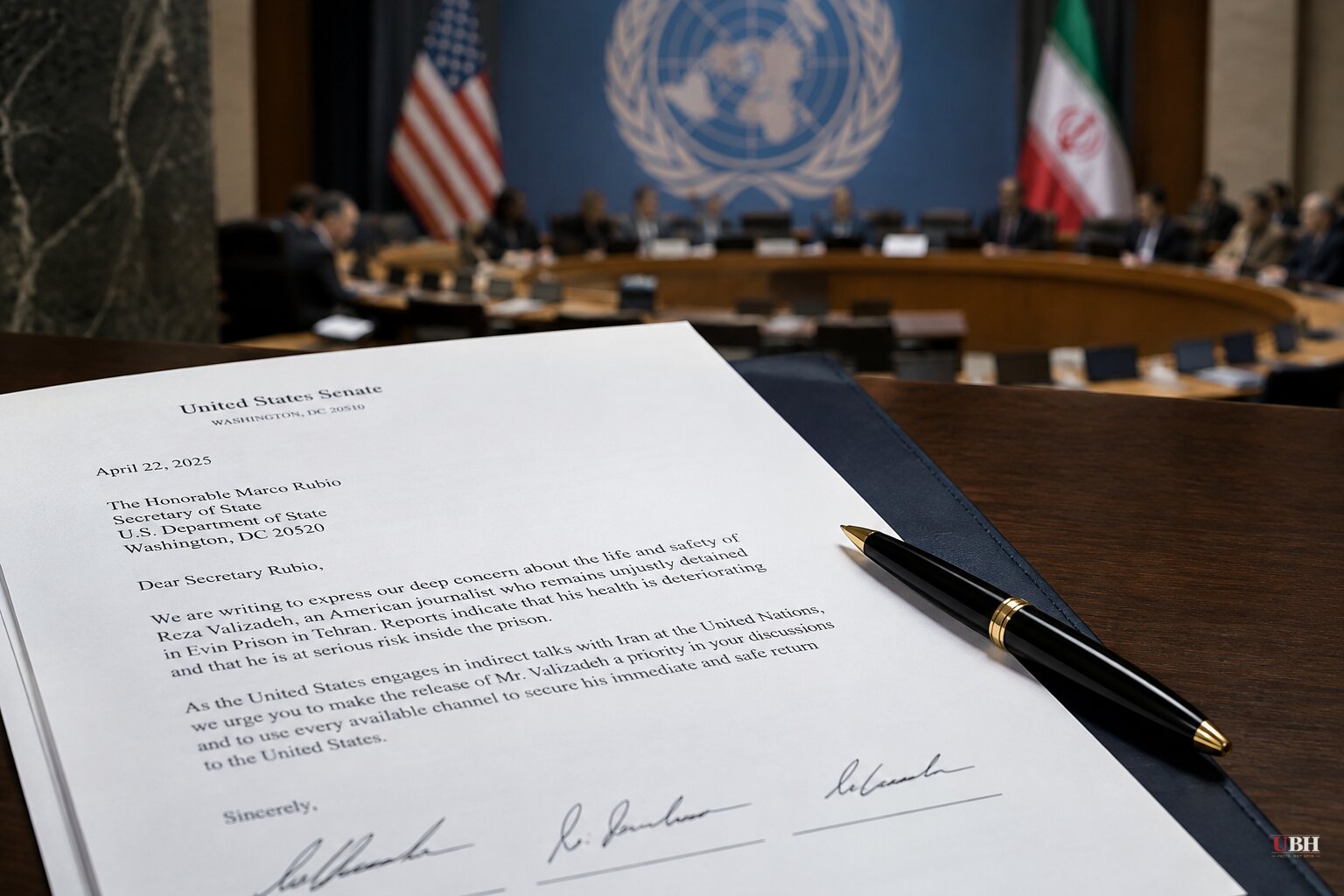Bipartisan Senators Demand Rubio Prioritize Jailed Journalist as US and Iran Hold Indirect UN Talks