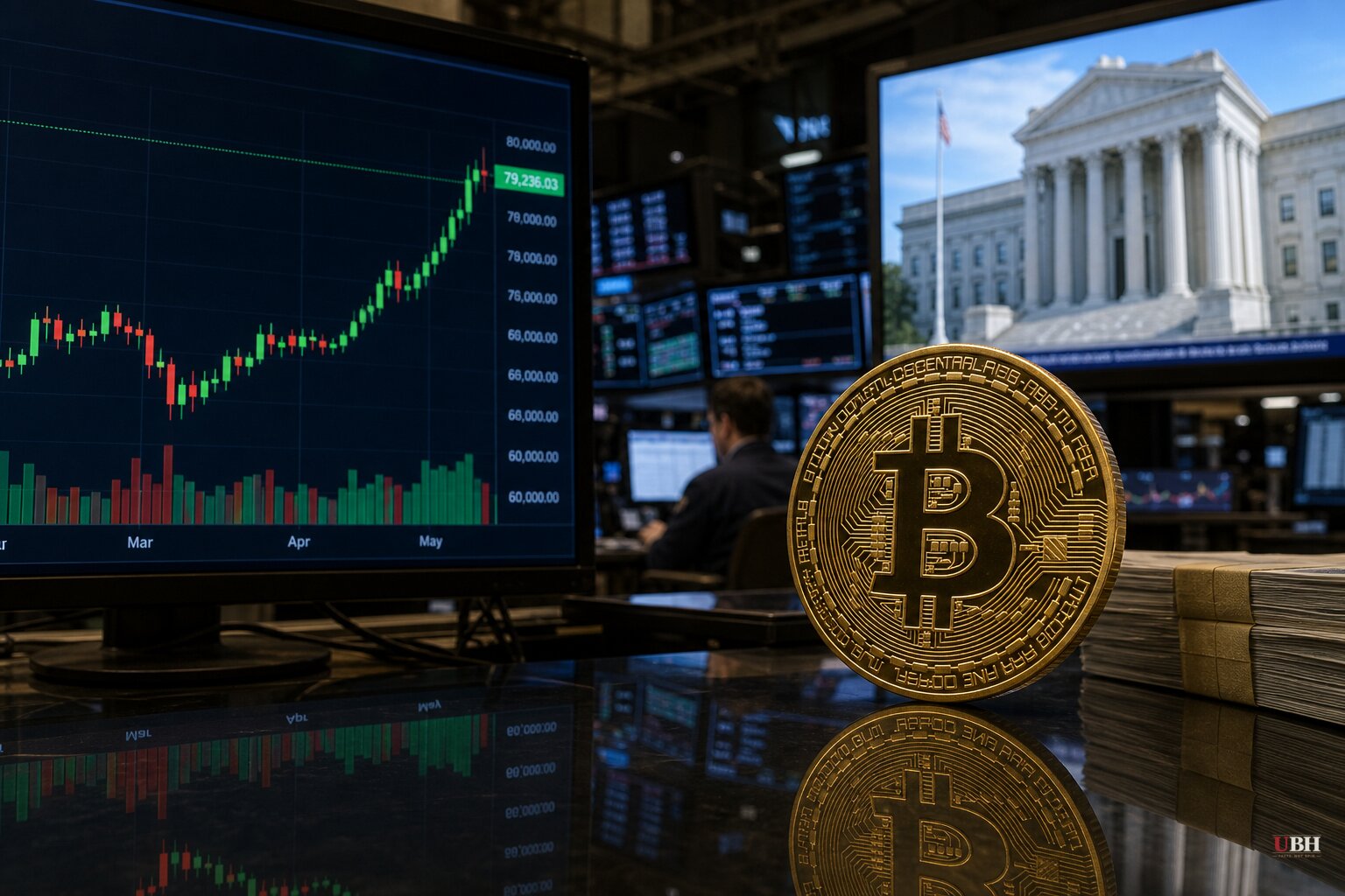 Bitcoin Jumps Past $77,000 Amid Treasury Bond Buyback Expansion and Short Squeeze