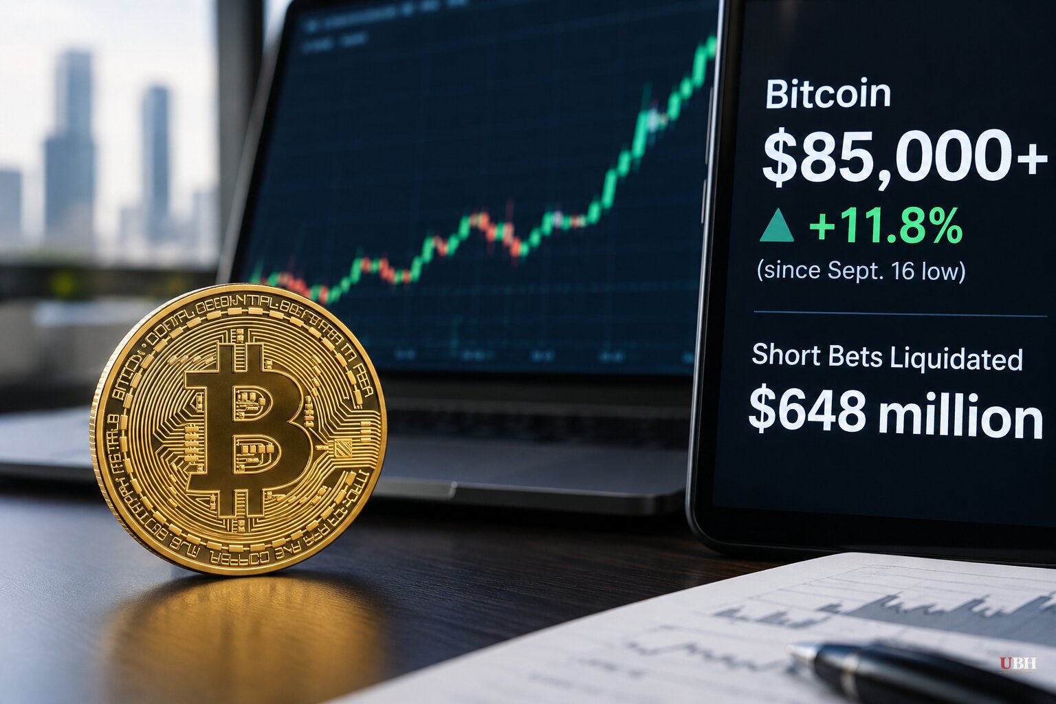 Bitcoin Tops $85,000, Highest Since January, as $648 Million in Short Bets Get Blown Out