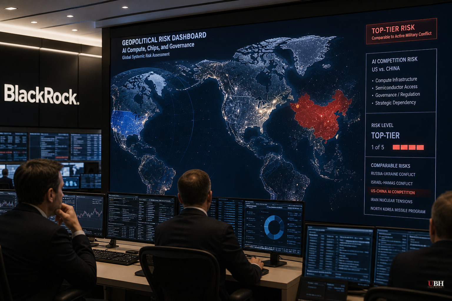 BlackRock Now Ranks the US-China AI Race as a Top-Tier Market Risk
