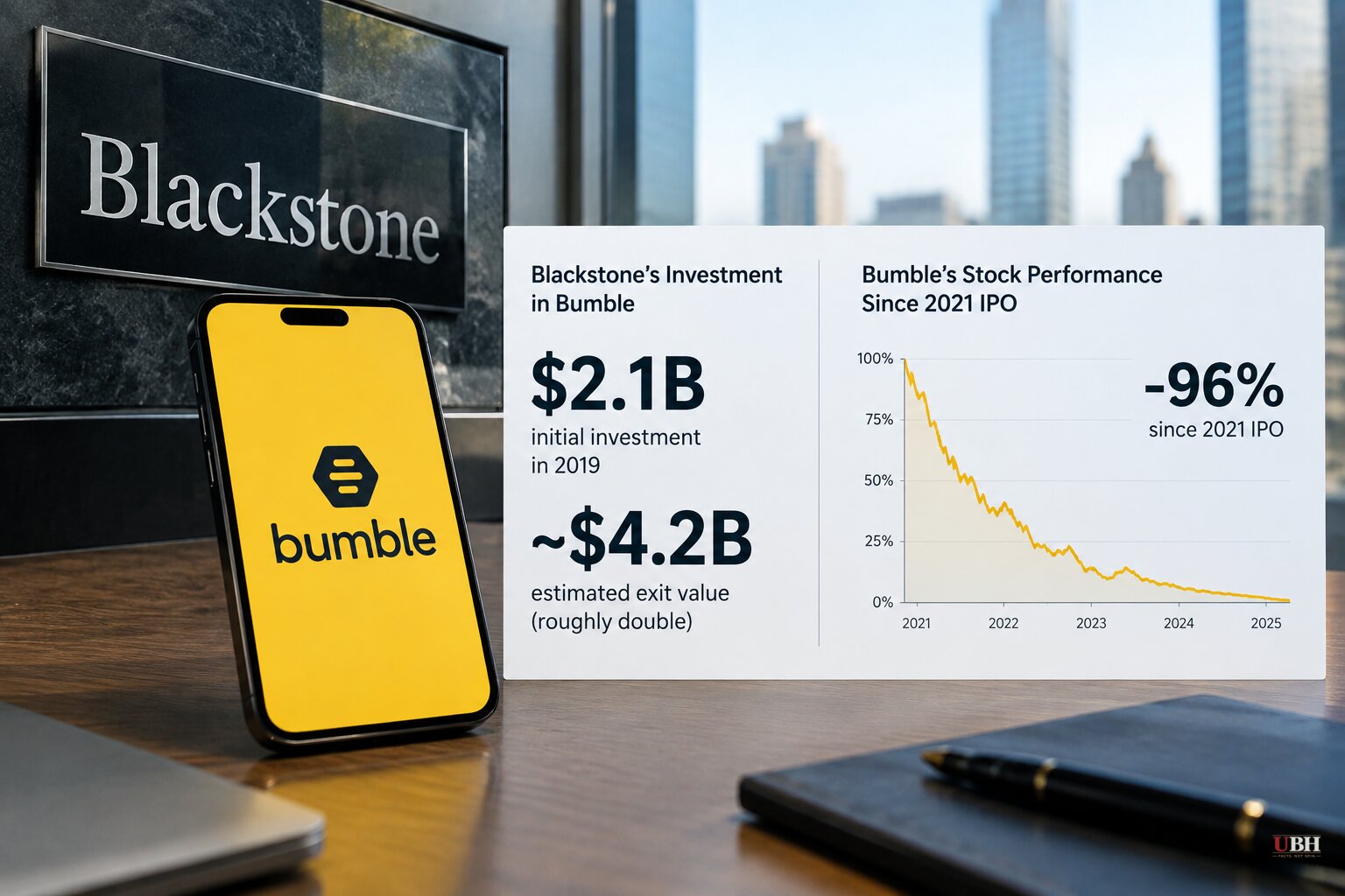 Blackstone Set to Exit Bumble After Nearly Doubling Its Money While Stock Crashed 96%