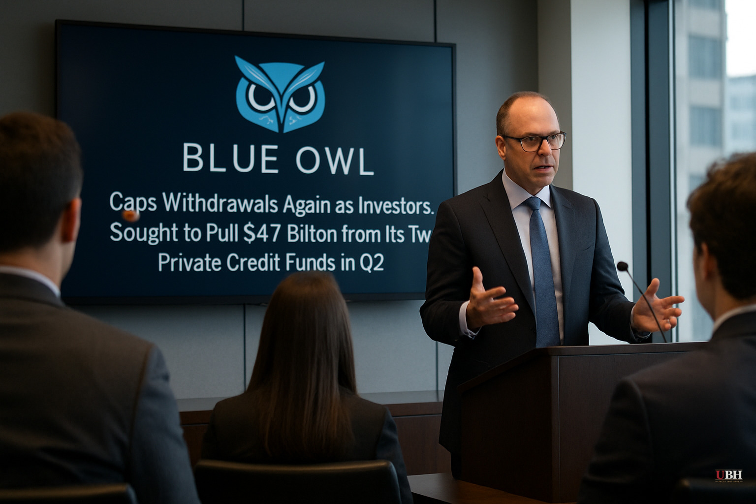 Blue Owl Caps Withdrawals Again as Investors Sought to Pull $4.7 Billion from Its Two Private Credit Funds in Q2