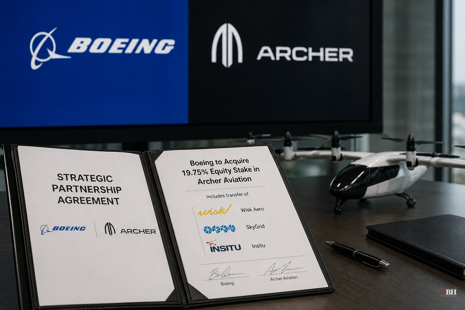 Boeing Hands Archer Aviation Three Subsidiaries for Nearly 20% Stake in Air Taxi Startup