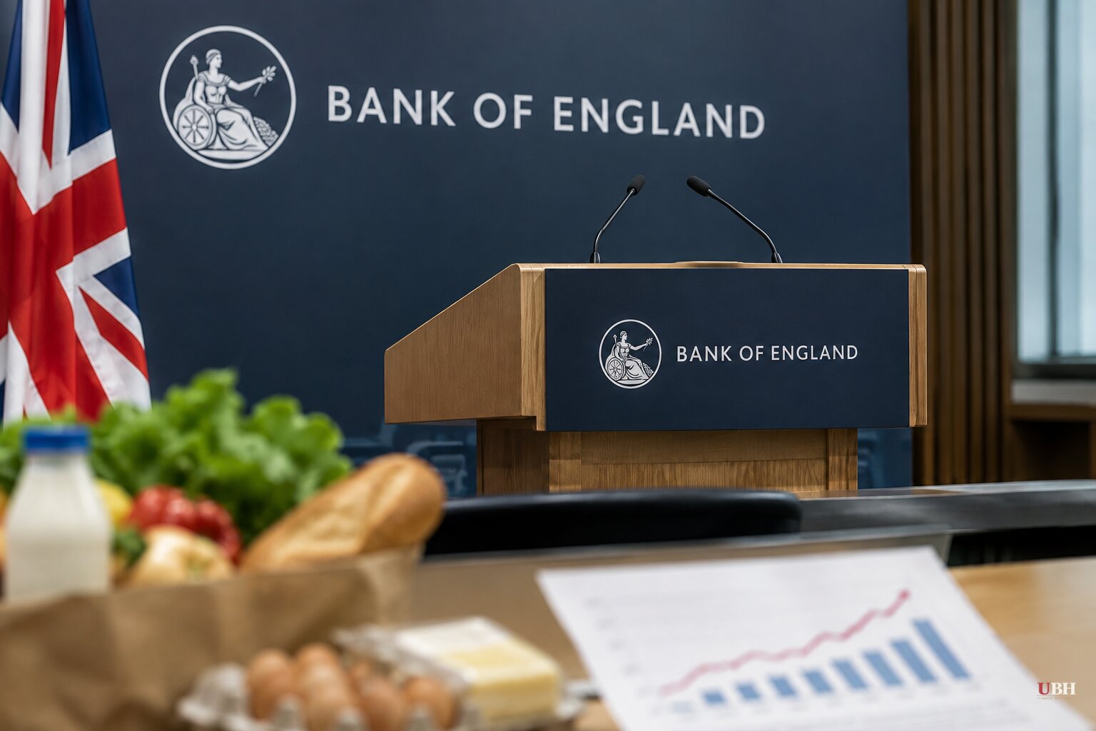 BoE's Bailey Warns UK Inflation Could Top 4% and Food Prices Near 5% as Iran War Drags On