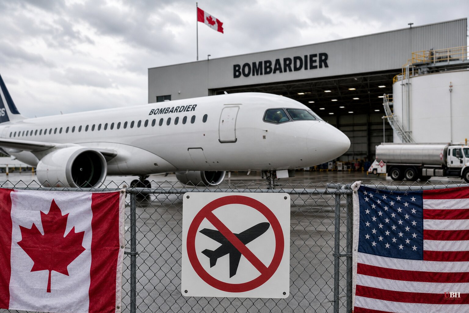 Bombardier Stock Drops 6% as Trump Threatens US Sales Ban, Dow Falls 575 Points on Oil Spike and Trade War