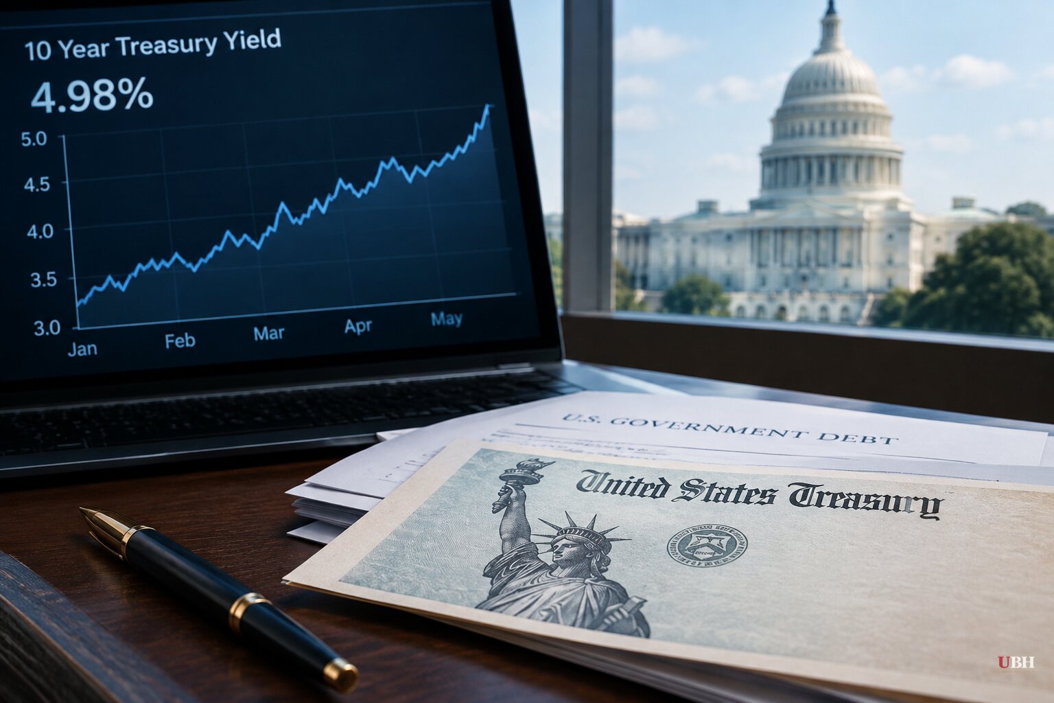Bond Yields Near 5% Revive the Fight Over Whether America's Debt Load Is a Crisis or Just Noise