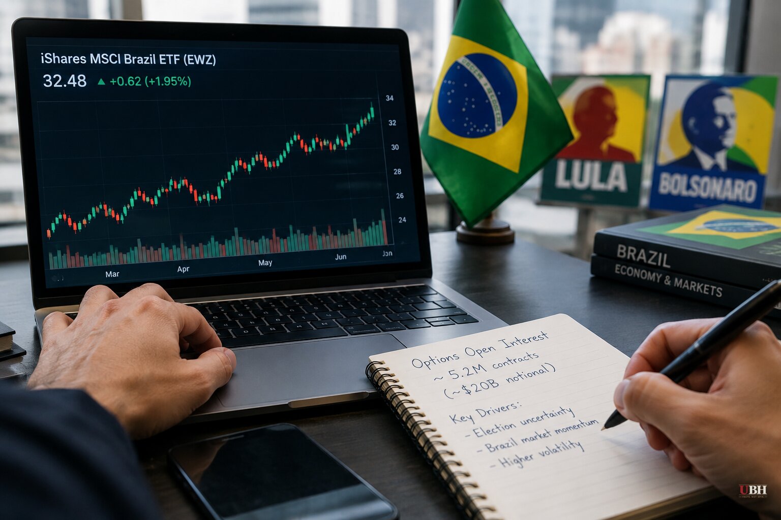 Brazil Election Options Bet Hits $20 Billion, Highest Since 2007, as Bolsonaro Closes Gap on Lula