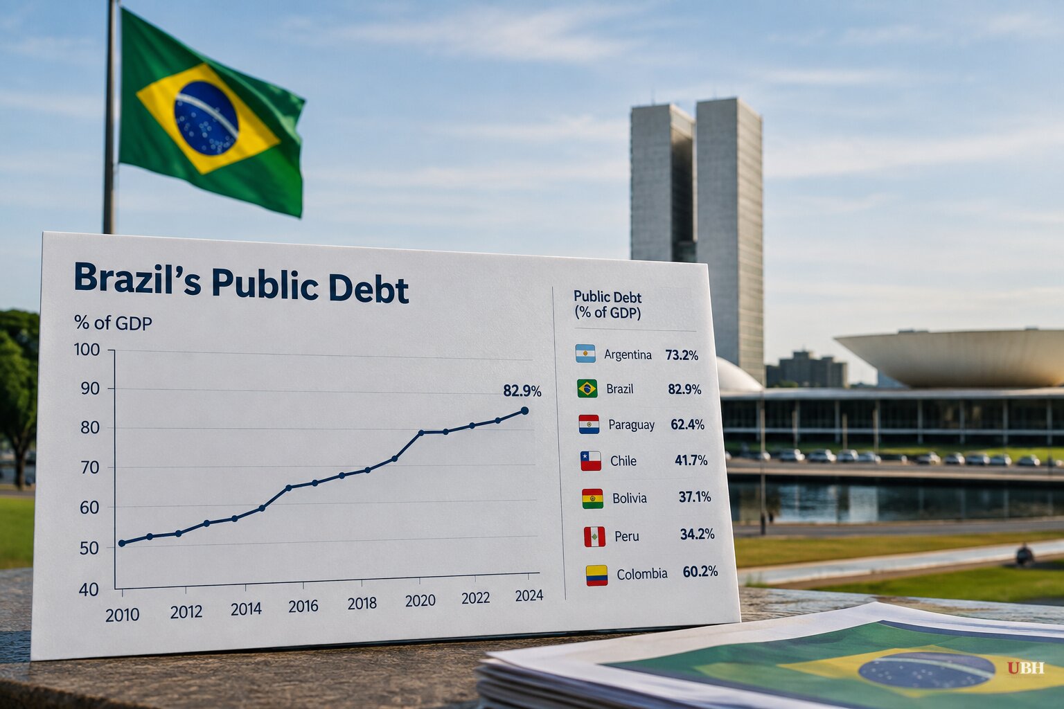 Brazil Heads to Oct. 4 Vote With Debt Near 83% of GDP as Neighbors Cut Spending and Grow Faster