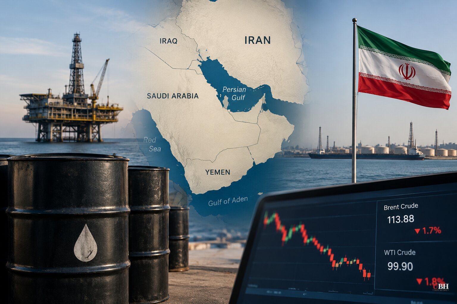 Brent Closes at $113.88 After Khamenei Sets Conditions to End War, as Houthis Claim New Ras Tanura Strike