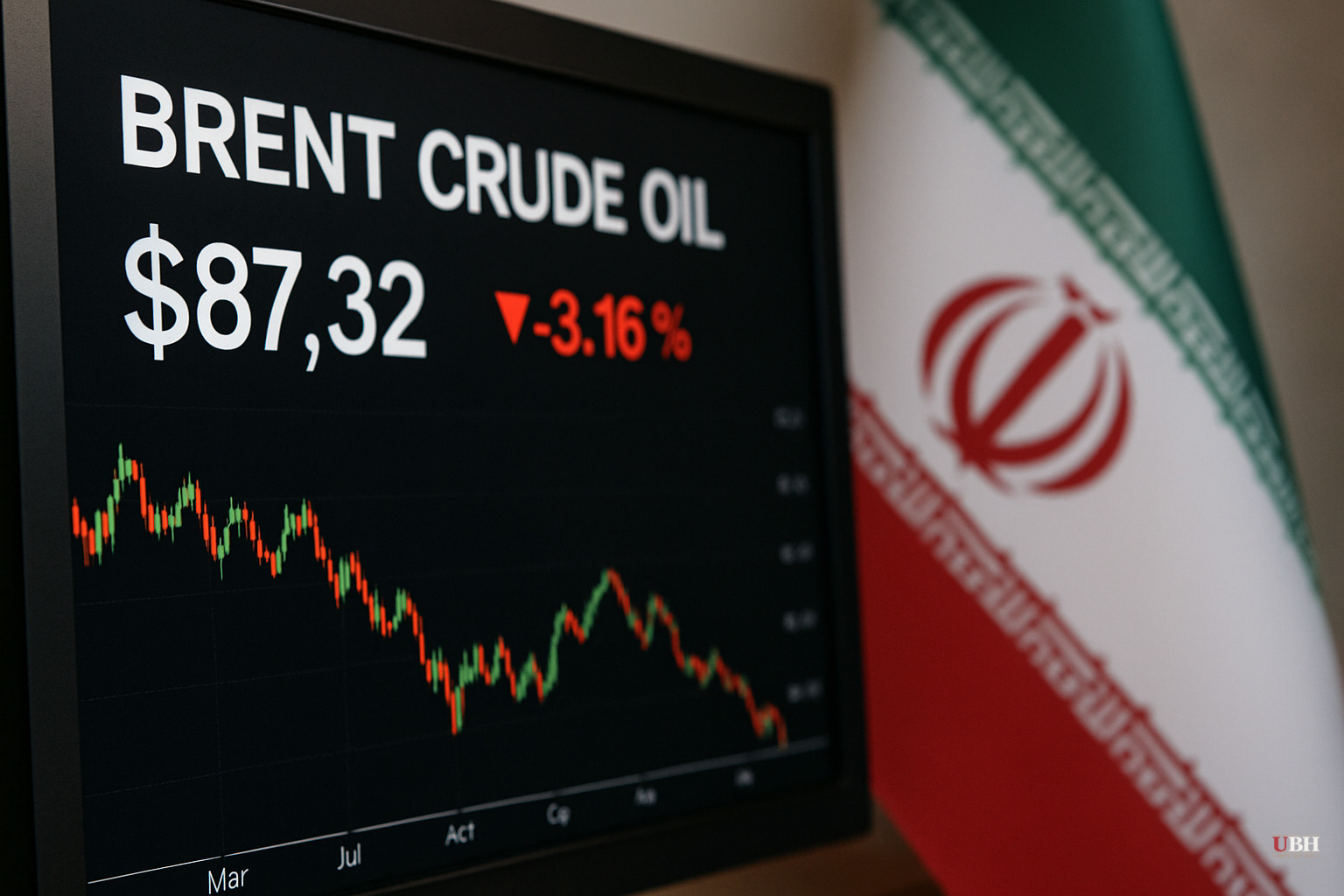 Brent Crude Drops to Two-Month Low as Iran Deal Talk Deflates the War Premium