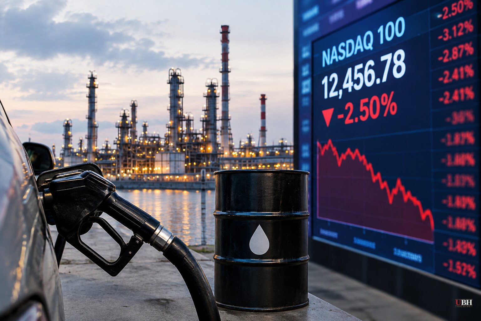 Brent Holds Near $110 as Russian Refinery Attack Squeezes Diesel and Tech Stocks Lose $1 Trillion
