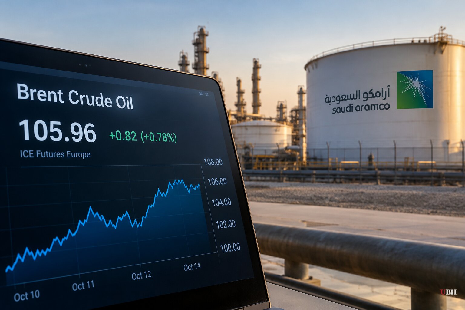 Brent Near $106 as IEA Warns Diesel Tightness Could Last Into 2027, Saudi Arabia Reports Aramco Building Fire