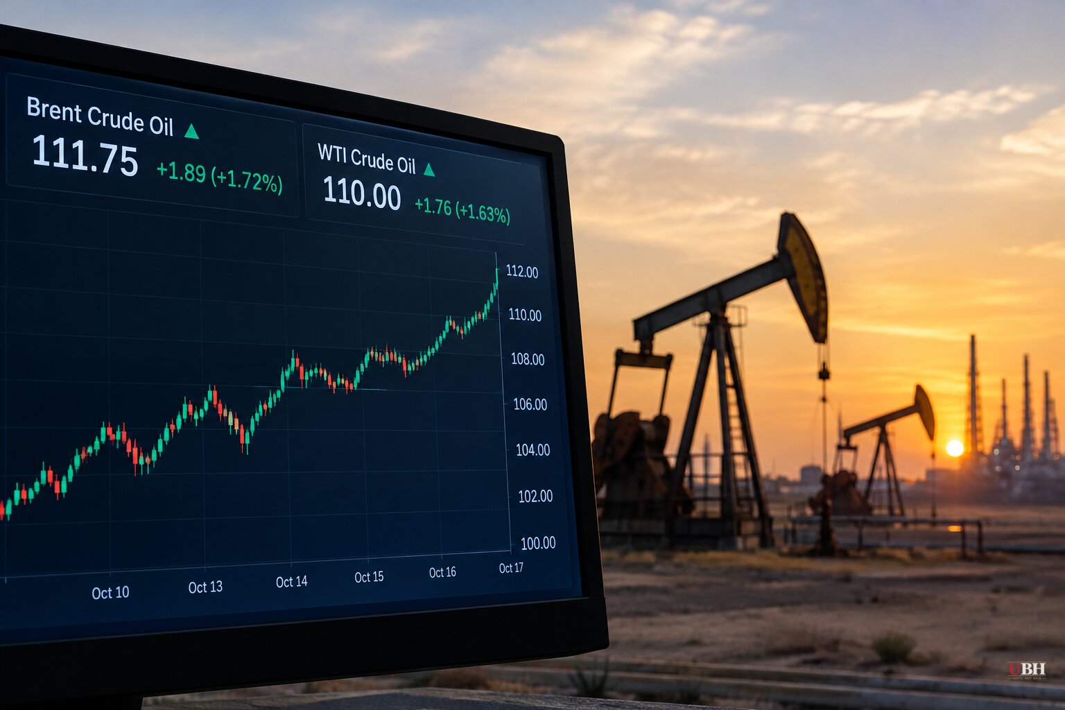 Brent Trades Above $111 and WTI Tops $110 as Houthis Claim Strikes on Saudi Oil Sites