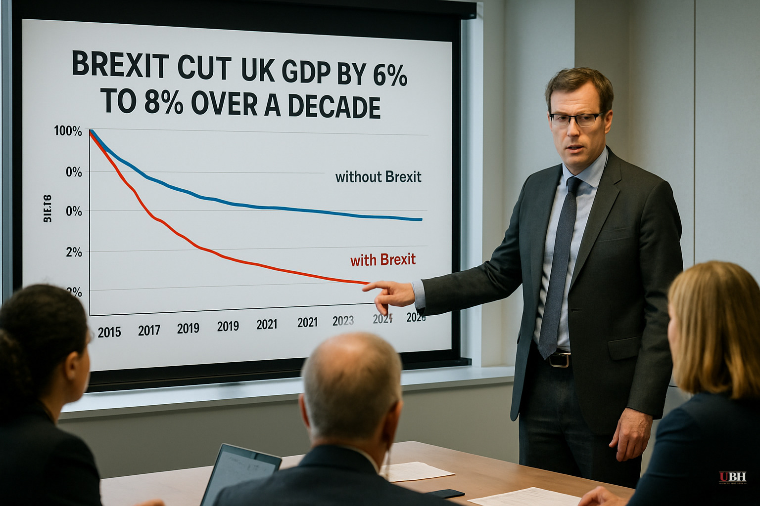 Brexit Cut UK GDP by 6% to 8% Over a Decade, per Stanford-Bank of England Study