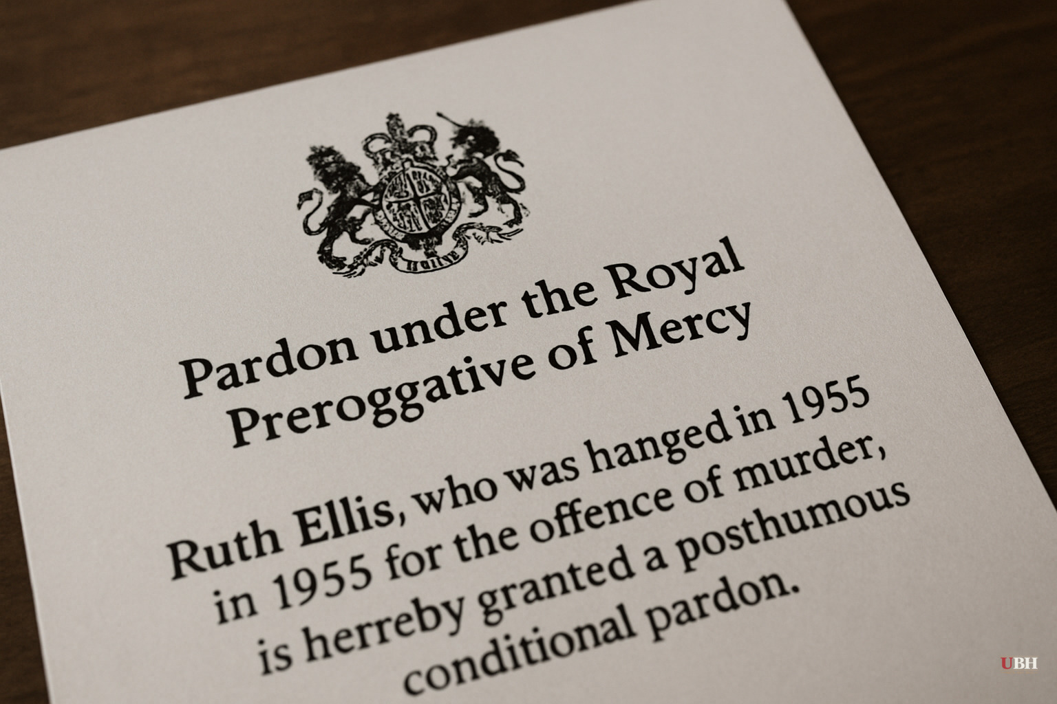 Britain Grants Posthumous Conditional Pardon to Ruth Ellis, Hanged in 1955 for Killing Abusive Lover