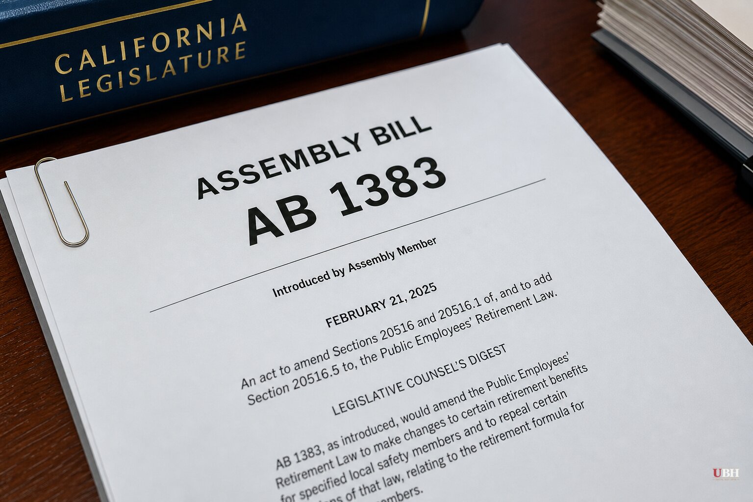 California Bill AB 1383 Would Roll Back 2013 Pension Reforms, Adding Billions in New Costs