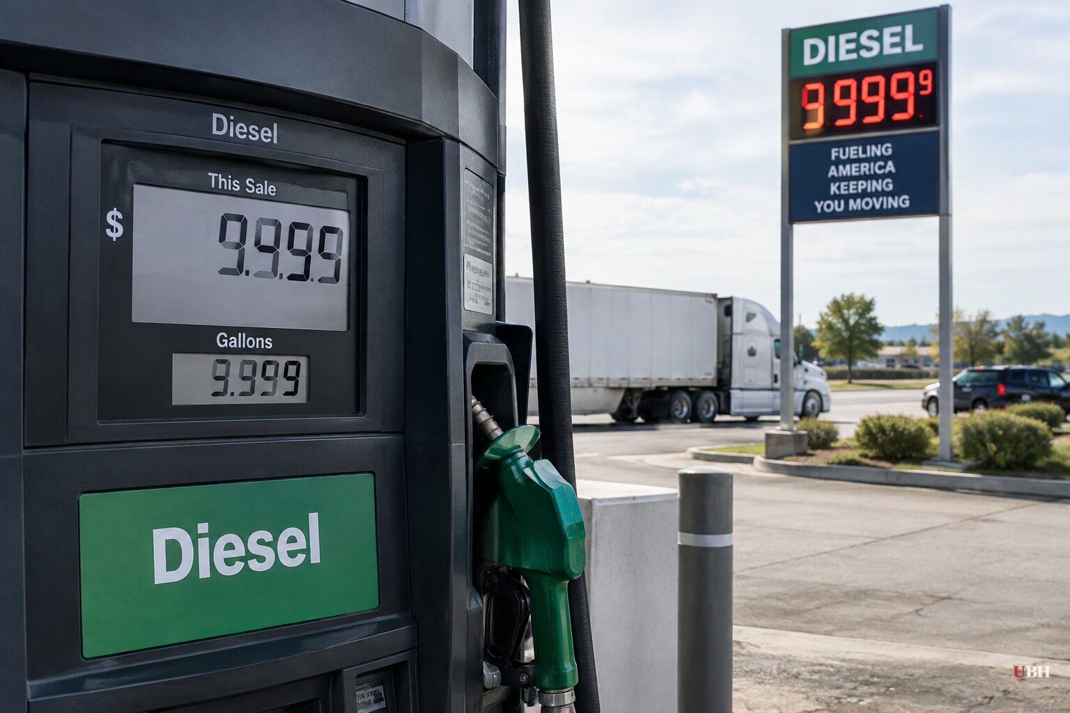 California Diesel Pumps Max Out Displays at $9.999 as National Average Tops $6 a Gallon for the First Time