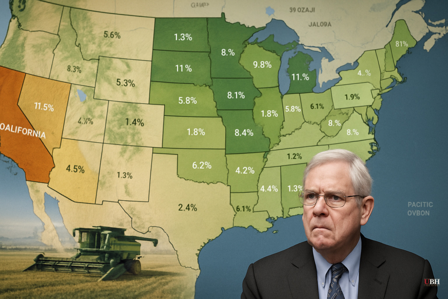 California Generated $67.4 Billion in Farm Production in 2024, Nearly Double Any Other State