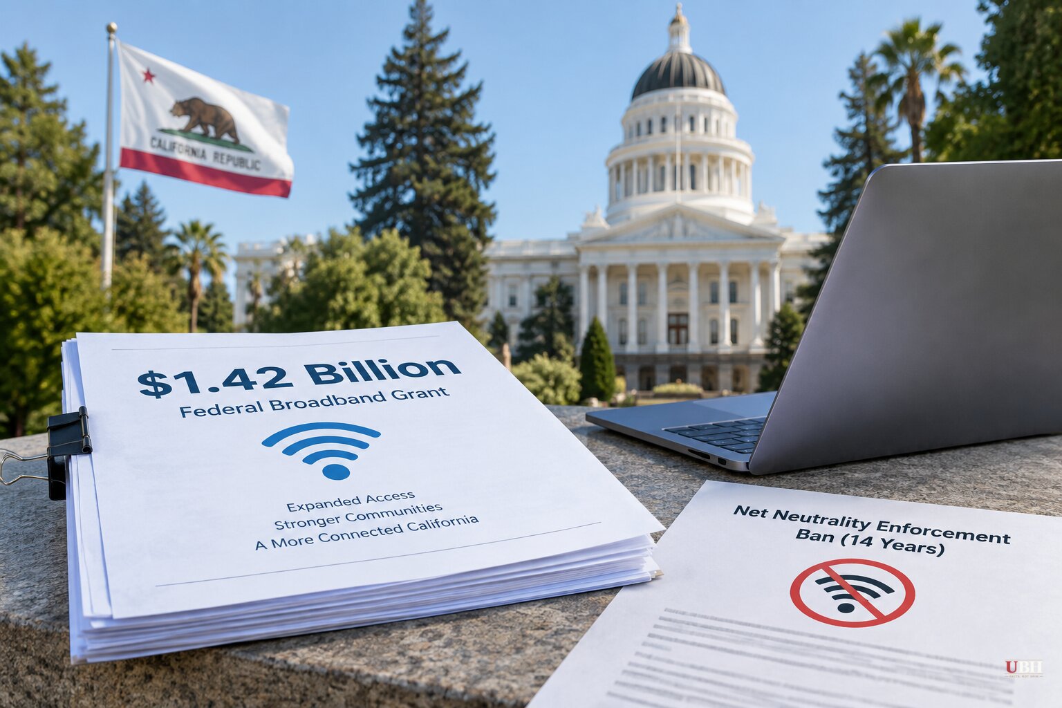 California Regulators Advance $1.42 Billion Broadband Deal Tied to 14-Year Ban on Enforcing State Net Neutrality Law