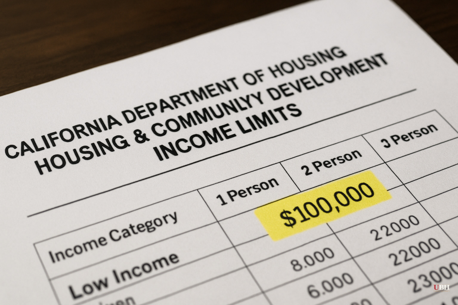 California Sets $100,000 as Low-Income Threshold in Seven Counties for 2026