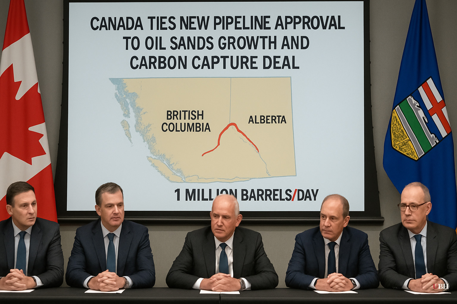Canada Ties New Pipeline Approval to Oil Sands Growth and Carbon Capture Deal