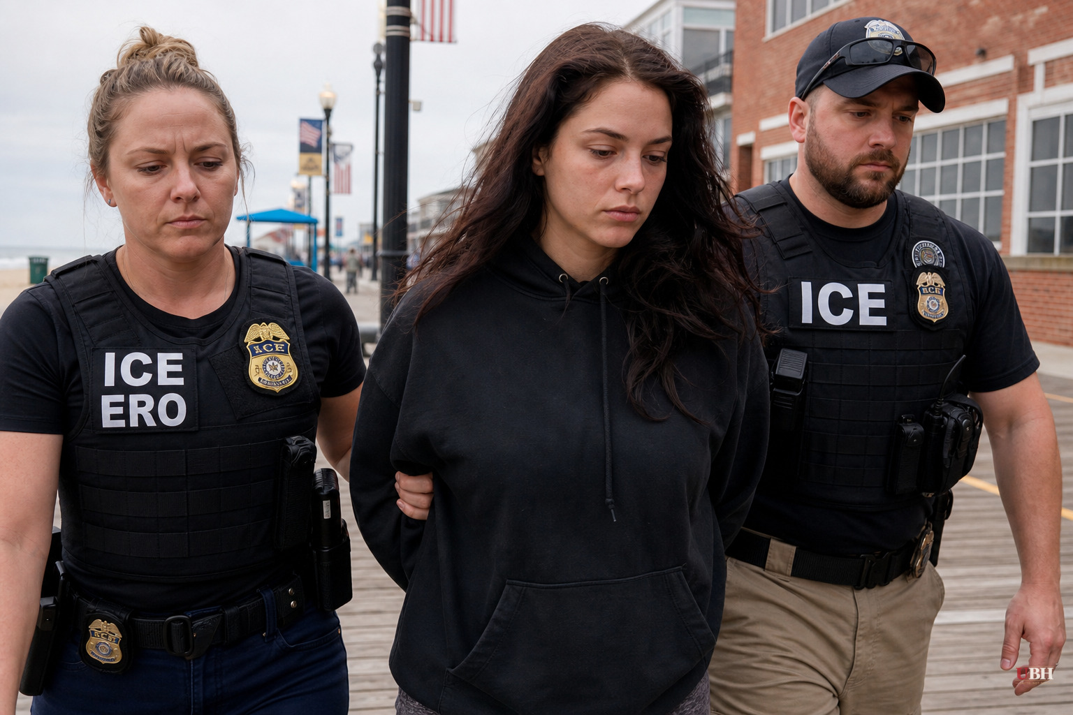 Canadian Woman Who Overstayed Visa Charged in Boardwalk Slapping of Teen, Now in ICE Custody