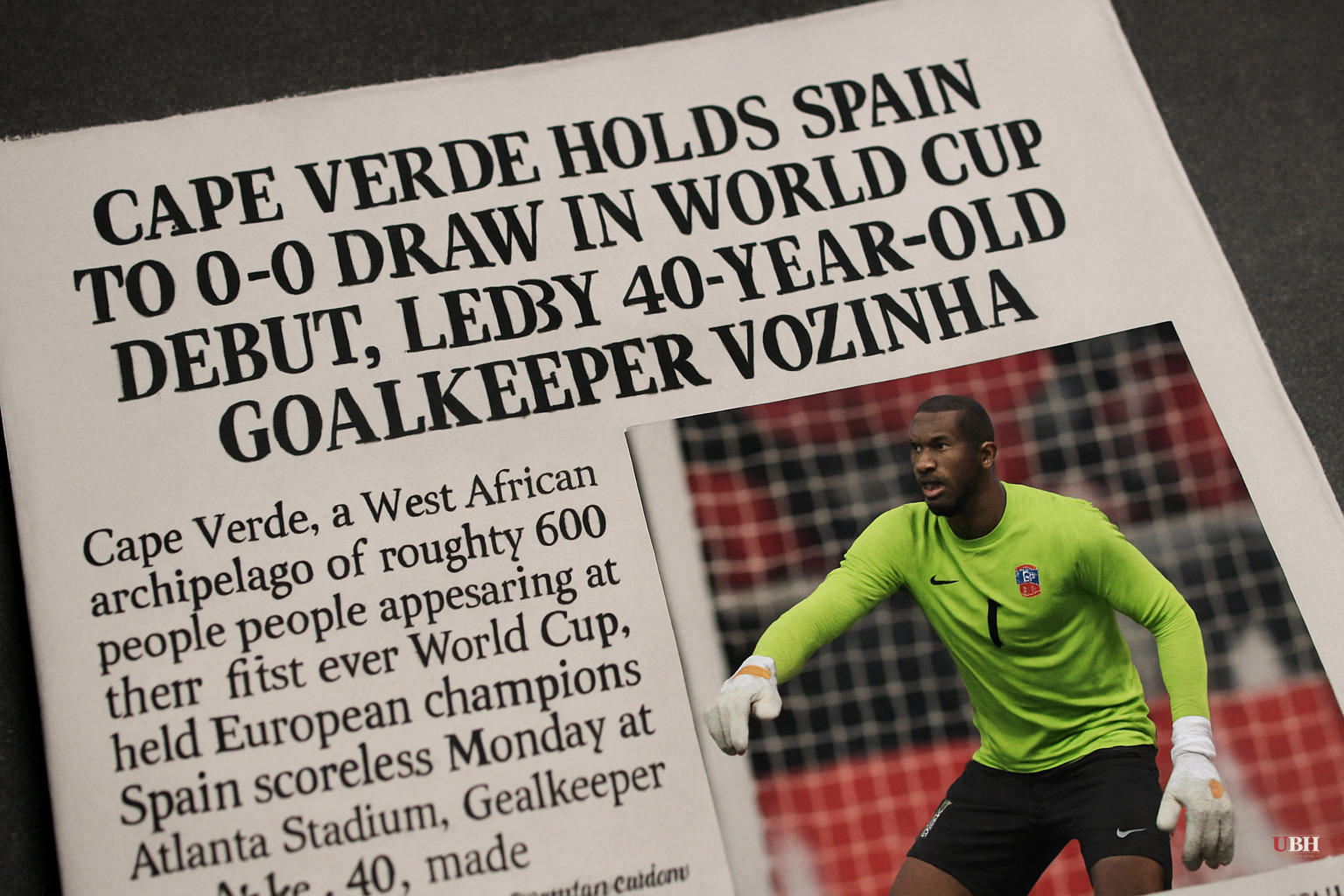 Cape Verde Holds Spain to 0-0 Draw in World Cup Debut, Led by 40-Year-Old Goalkeeper Vozinha