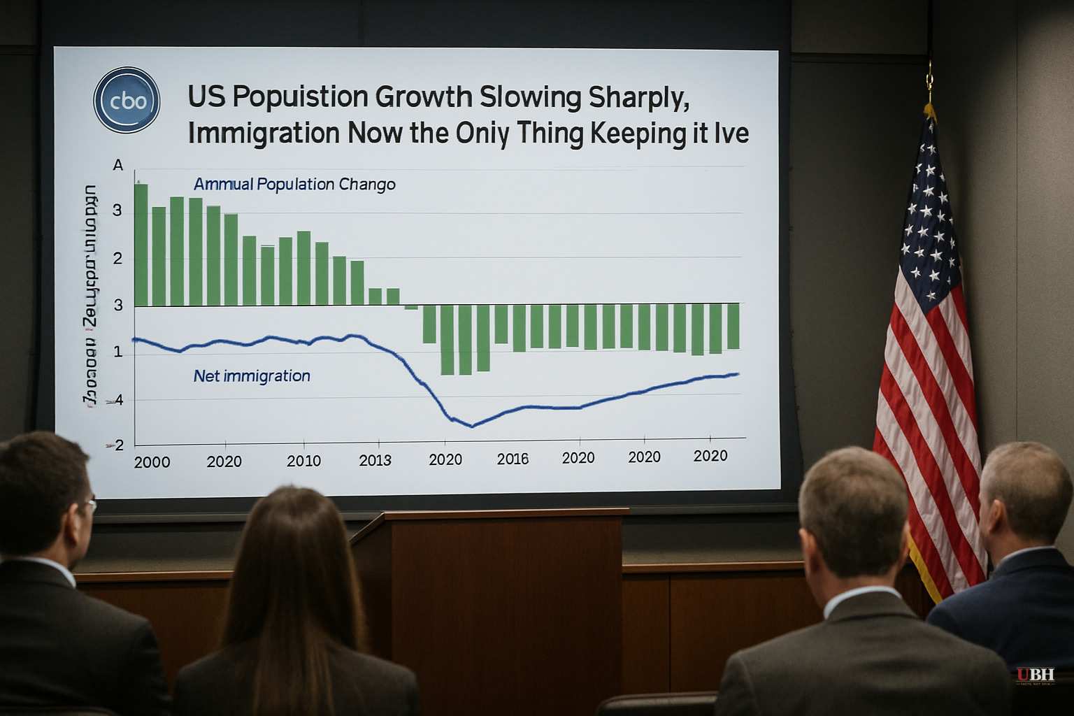 CBO Data Show US Population Growth Slowing Sharply, Immigration Now the Only Thing Keeping It Positive