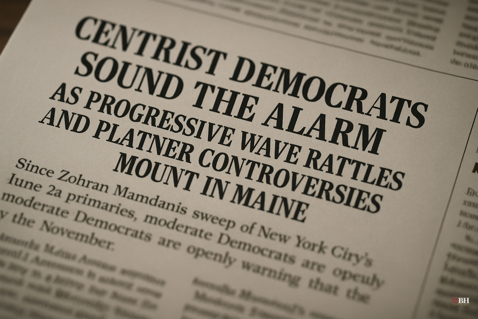 Centrist Democrats Sound the Alarm as Progressive Wave Rattles the Party and Platner Controversies Mount in Maine
