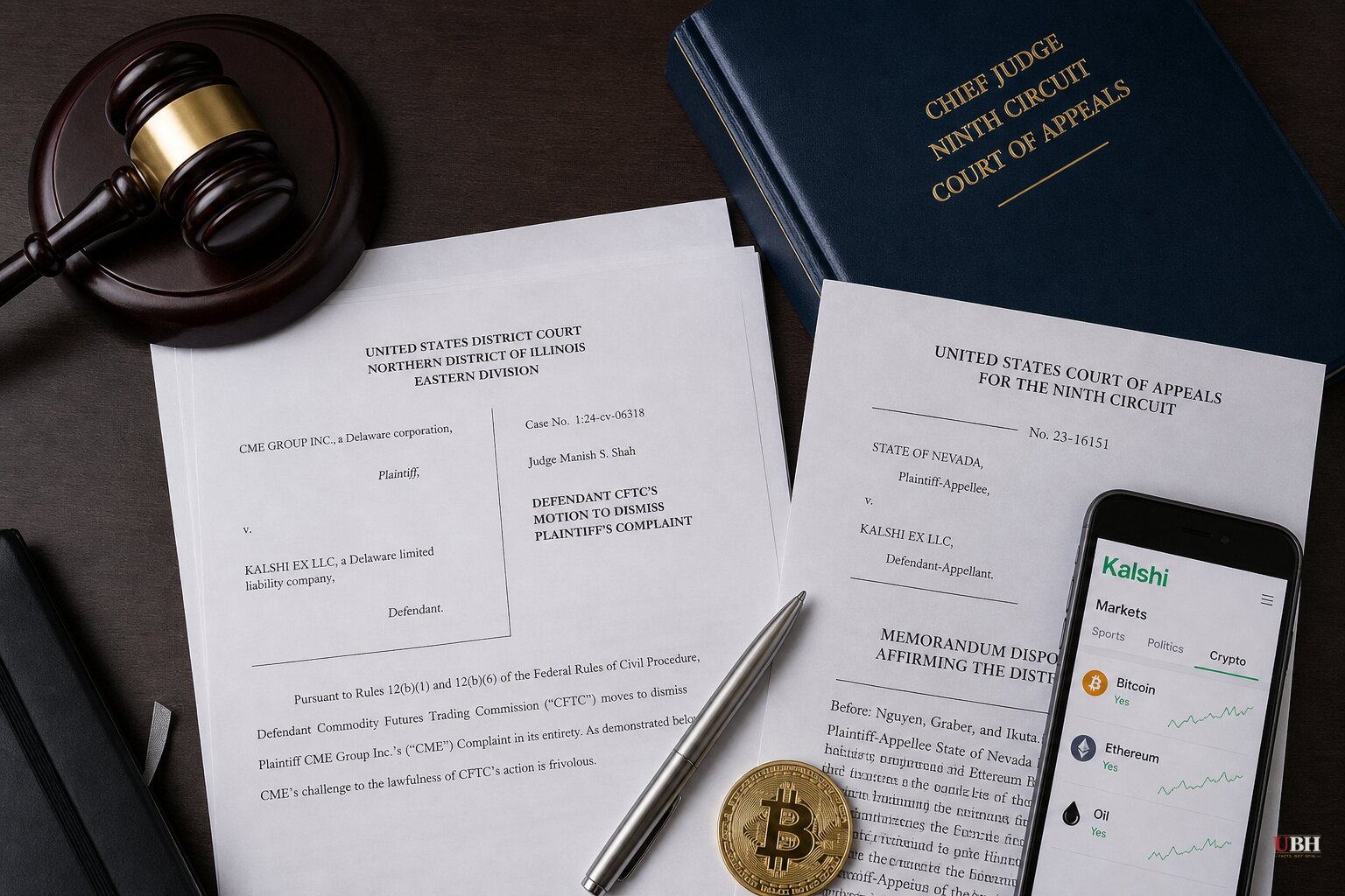 CFTC Moves to Dismiss CME's Lawsuit as Kalshi Also Loses Ninth Circuit Sports-Betting Fight and Preps Oil Futures