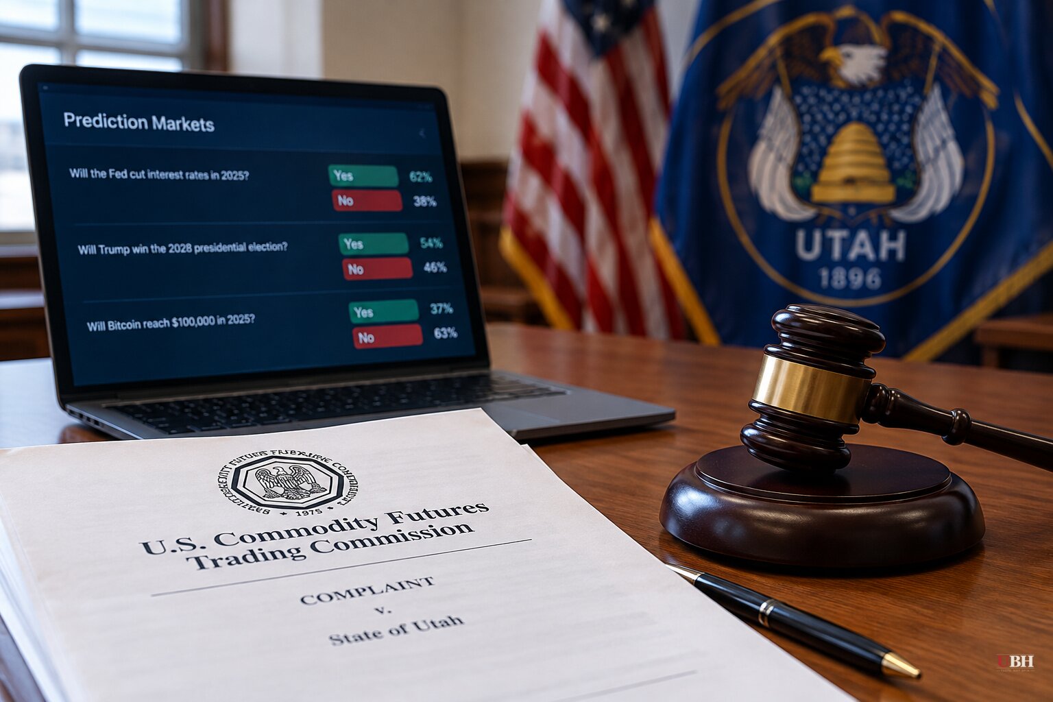 CFTC Sues Utah to Stop State Gambling Enforcement Against Prediction Markets