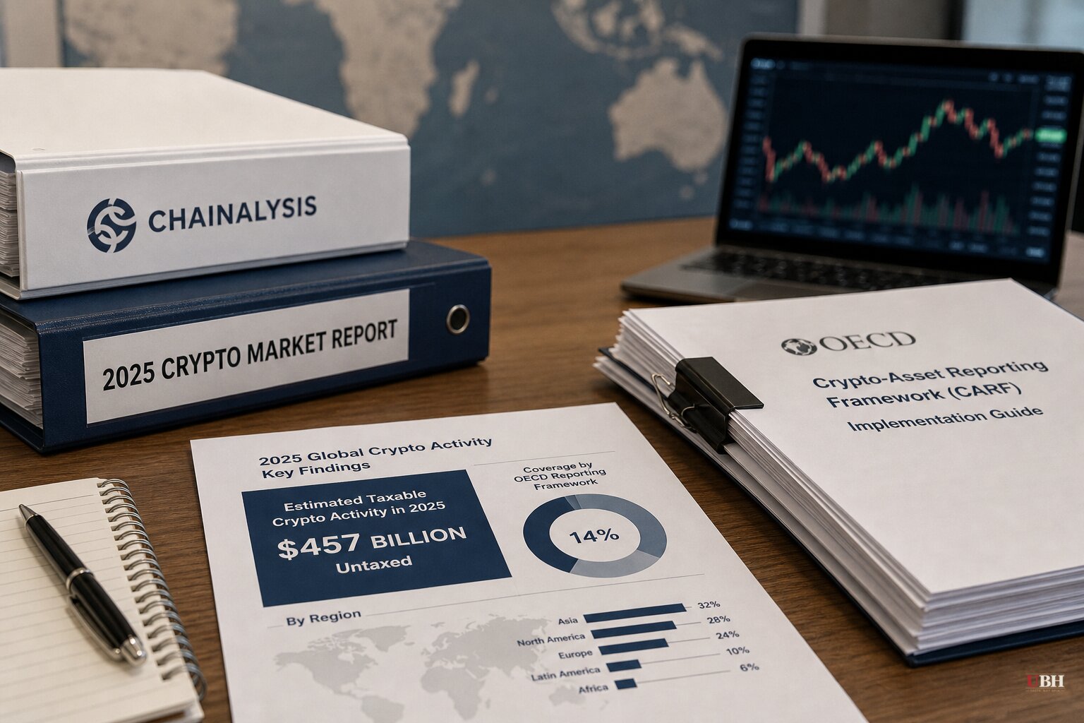 Chainalysis Estimates $457 Billion in Crypto Activity Went Largely Untaxed in 2025, New Global Rules Cover Just 14%
