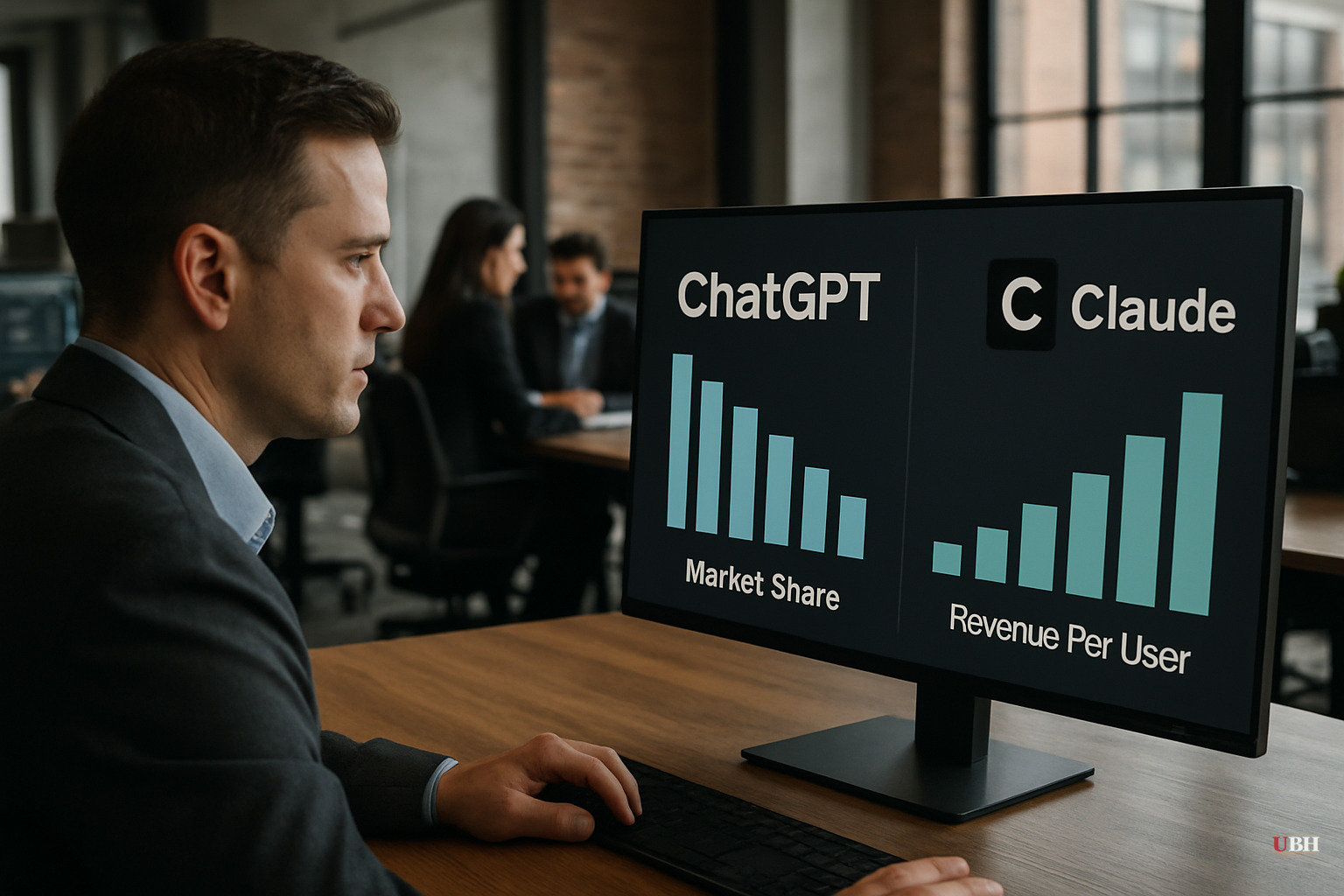 ChatGPT Falls Below 50% Market Share as Claude Beats It on Revenue Per User