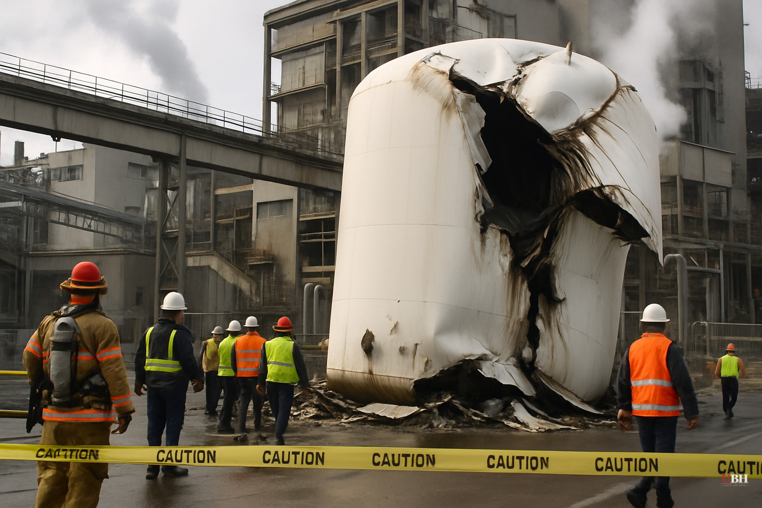 Chemical Tank Ruptures at Washington Paper Mill, Killing Workers and Injuring at Least 10