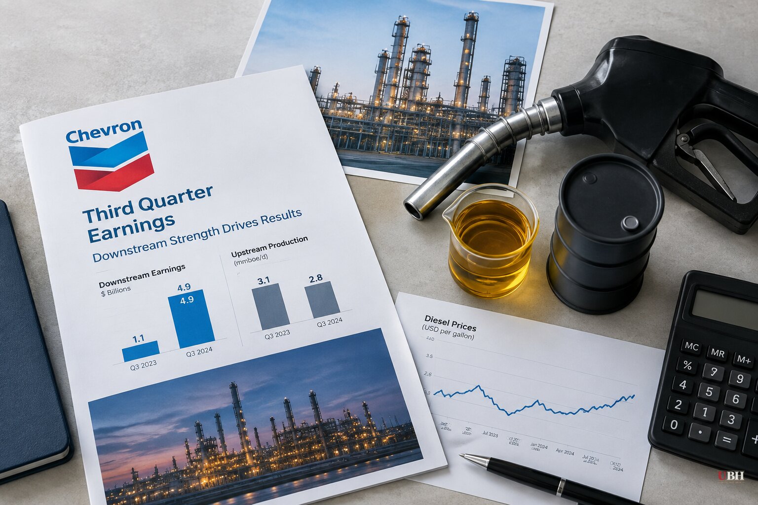Chevron's Downstream Earnings Quadruple to $4.9 Billion as Record Refinery Runs Offset a Weaker Oil Business