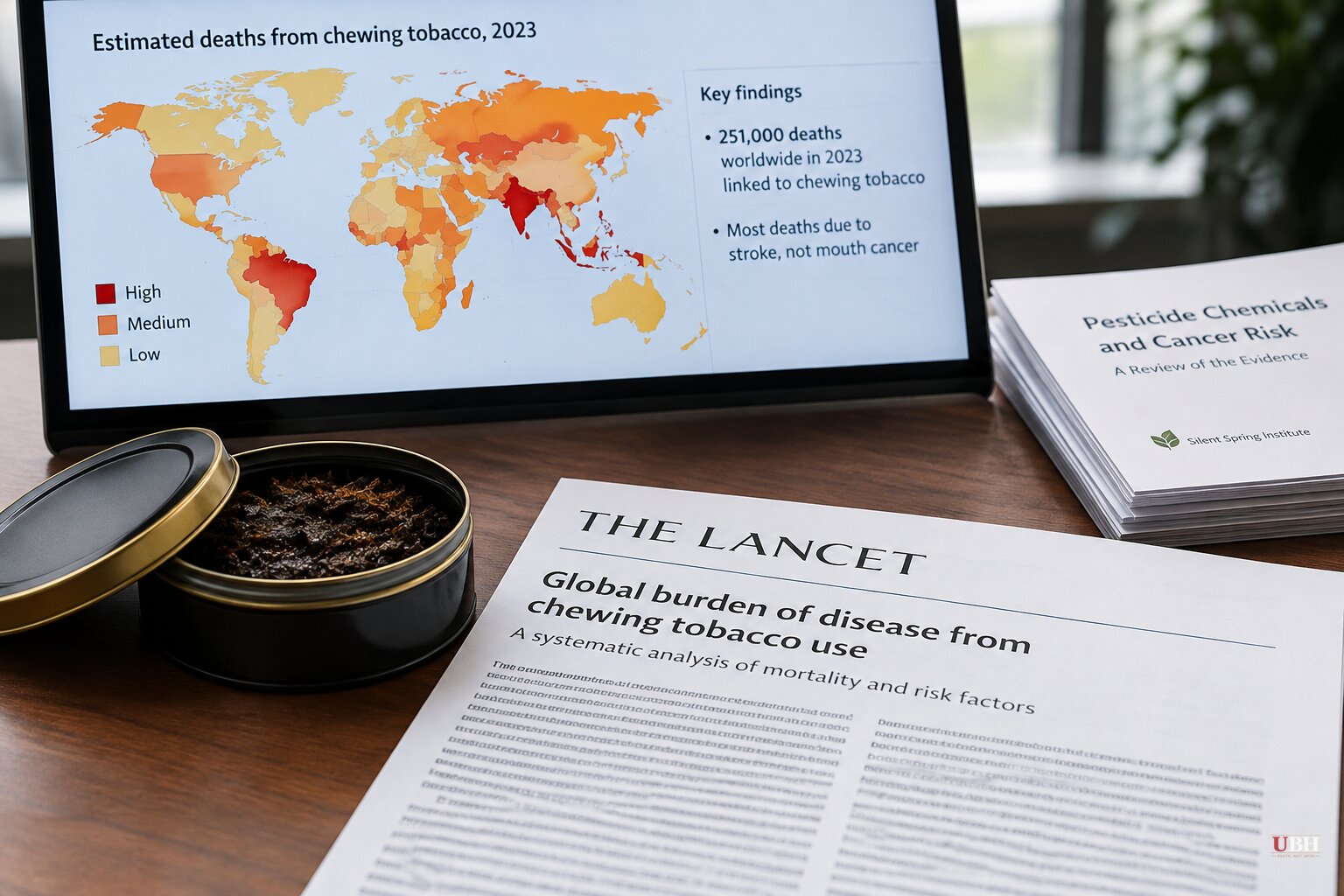 Chewing Tobacco Tied to 251,000 Deaths Worldwide in 2023, While New Pesticide Study Flags Unproven Cancer Risk