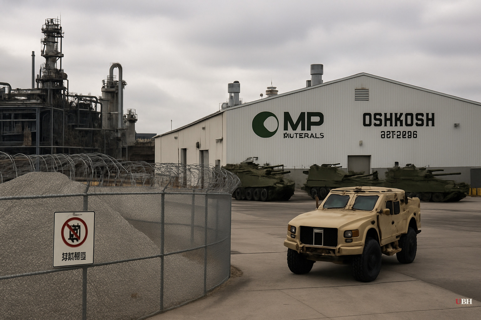 China Bars MP Materials, Oshkosh Defense and Eight Other U.S. Firms from Receiving Chinese Exports, Excludes 46 More from Government Procurement
