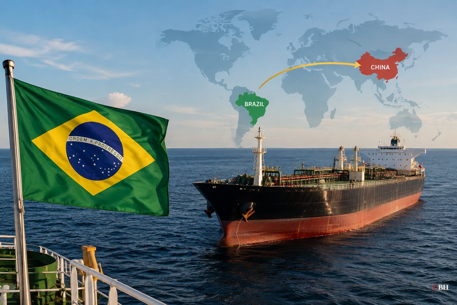 China Bought Half of Brazil's Oil Exports as Sales Hit a Record $21.8 Billion